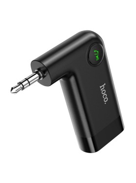 Hoco FM Transmitter Αυτοκινήτου E53 Dawn Sound V.5.0 με AUX - Μαύρο