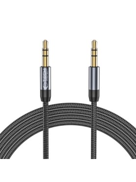Tech-Protect UltraBoost Braided Καλώδιο 3.5mm jack / 3.5mm jack 1.5m - Μαύρο