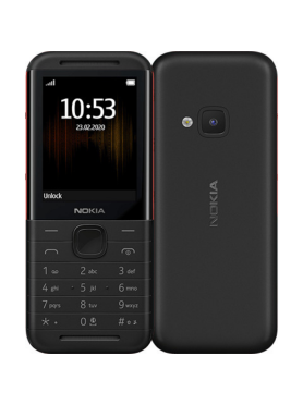 Nokia 5310 (2020) Dual SIM Κινητό με Κουμπιά με Ελληνικό Μενού - Black/Red
