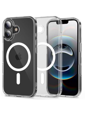 Θήκη Tech-Protect Flexair Hybrid Magsafe Back Cover Σιλικόνης / Πλαστικό για iPhone 17 - Διάφανο