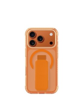 AmazingThing Titan Pro Holder Back Cover Σιλικόνης / Δερματίνης για iPhone 17 Pro Max - Πορτοκαλί