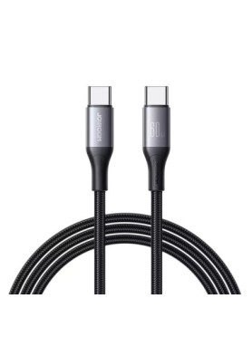 Joyroom USB 2.0 Καλώδιο USB-C male - USB-C 60W PD 2m - Μαύρο