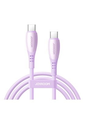 Joyroom S-A59 Vibrant Series USB 2.0 Καλώδιο USB-C male - USB-C 60W 1.2m - Μωβ