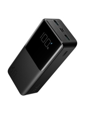 Joyroom JR-QP193 Power Bank 30000mAh 22.5W με 2 Θύρες USB-A και Θύρα USB-C - Μαύρο
