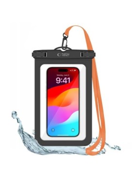 Tech-Protect UWC9  Αδιάβροχη Θήκη έως 8.9" - Μαύρο